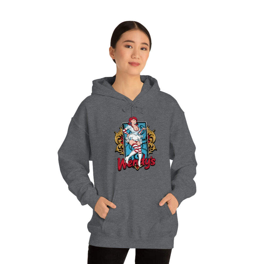 Wendys Unisex Heavy Blend™ Hooded Sweatshirt - Image 2