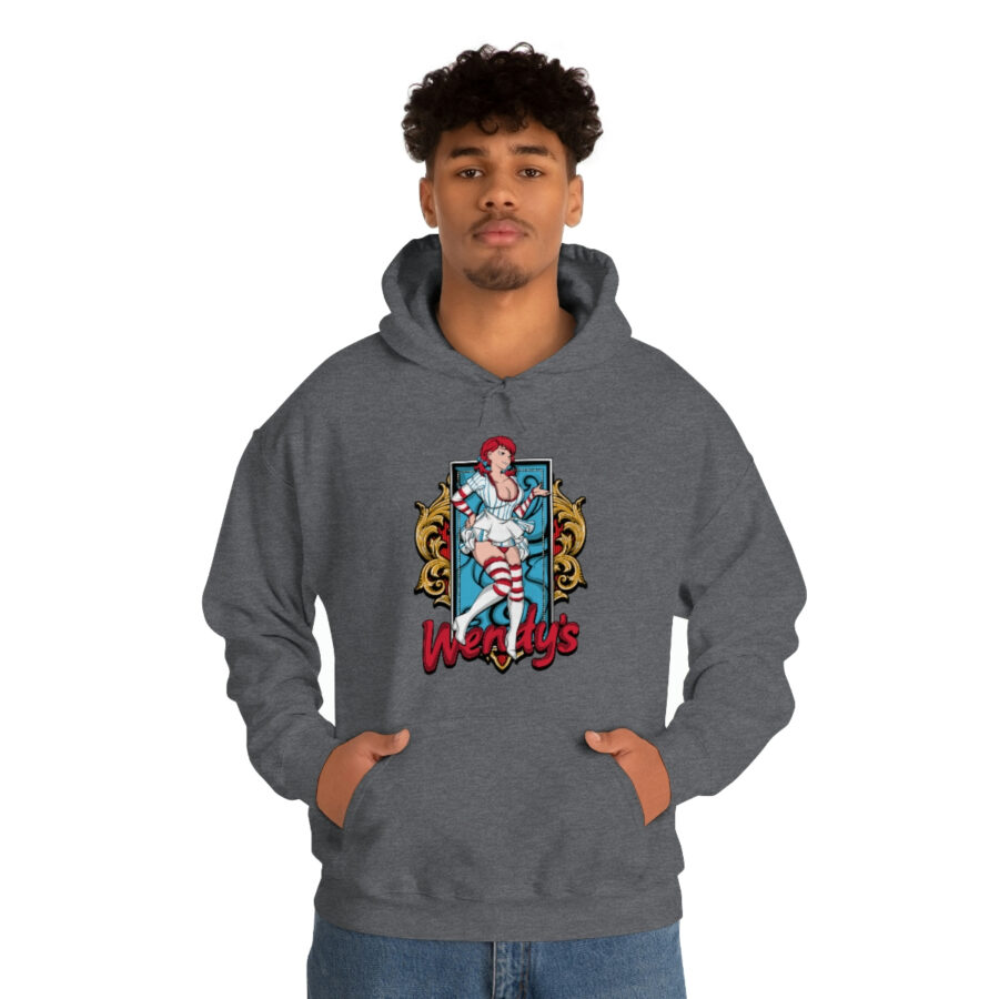 Wendys Unisex Heavy Blend™ Hooded Sweatshirt - Image 3