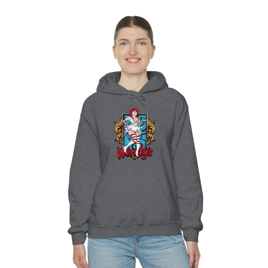 Wendys Unisex Heavy Blend™ Hooded Sweatshirt - Image 4