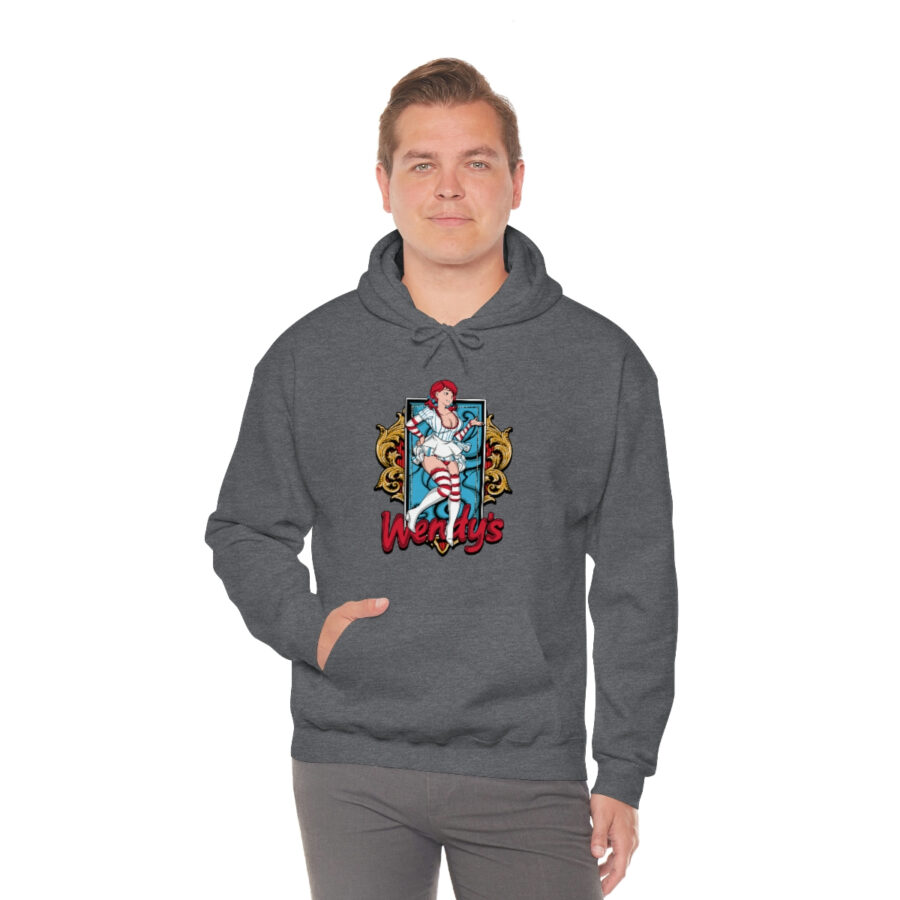 Wendys Unisex Heavy Blend™ Hooded Sweatshirt - Image 5