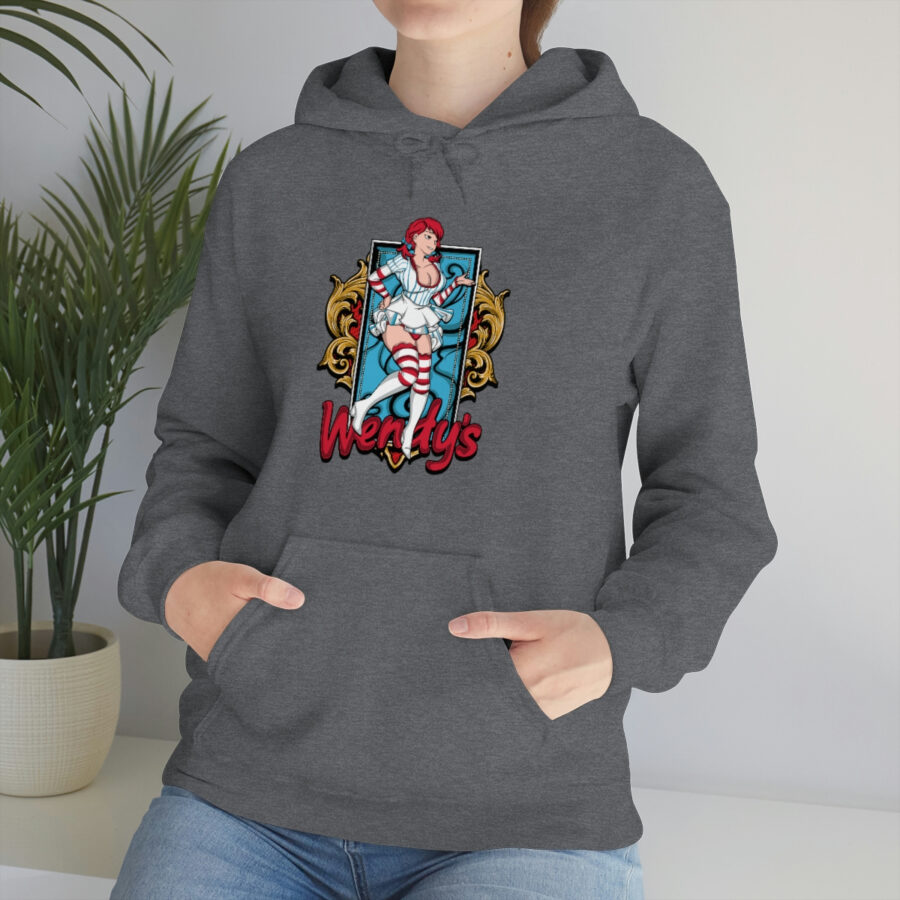 Wendys Unisex Heavy Blend™ Hooded Sweatshirt - Image 6
