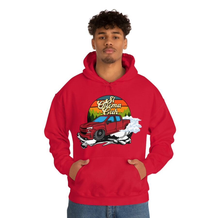 Unisex Sweatshirt "Si Quema Cuh Truck" Heavy Blend™ Hooded - Image 3