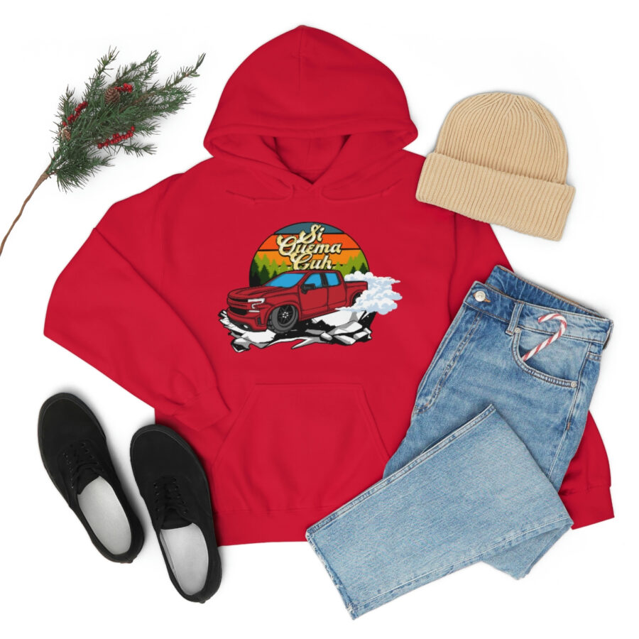 Unisex Sweatshirt "Si Quema Cuh Truck" Heavy Blend™ Hooded - Image 7