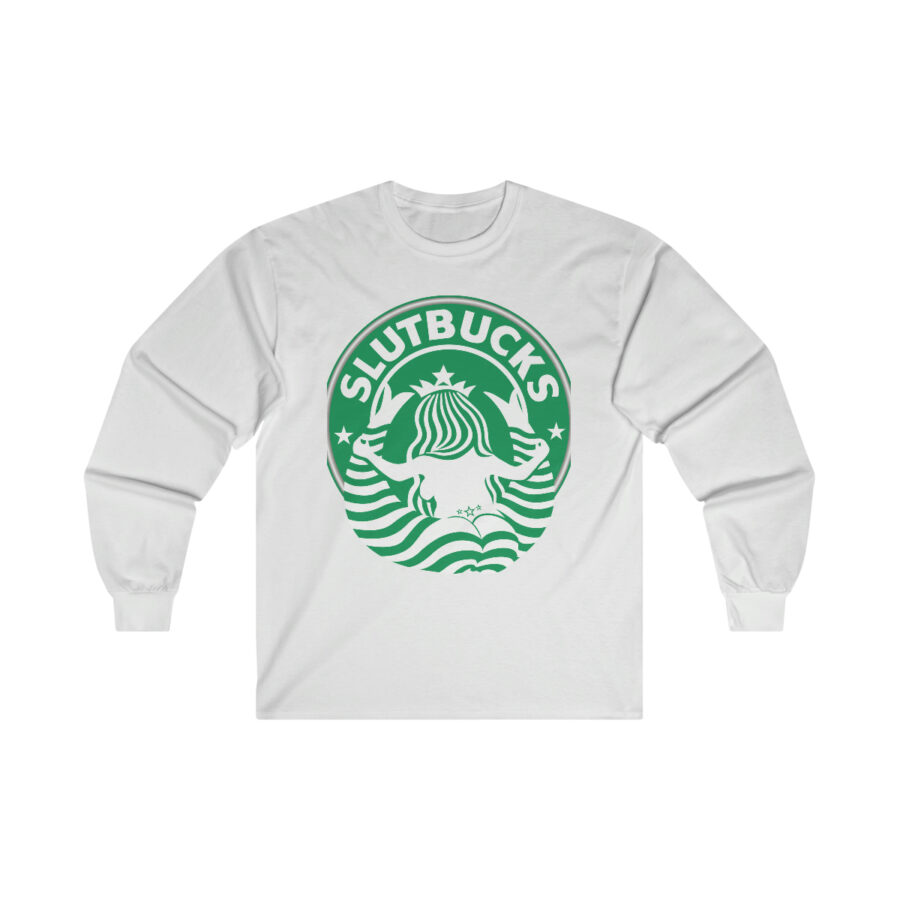 Starbucks Inspired Ultra Cotton Long Sleeve Tee - Image 2