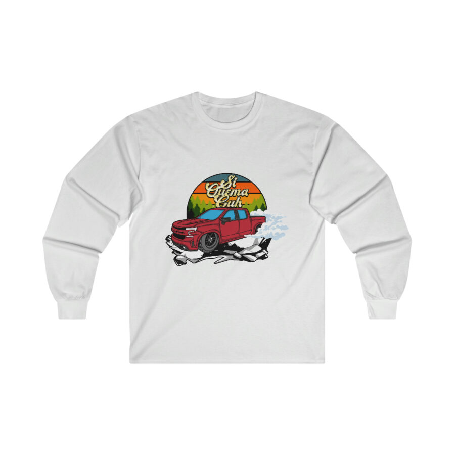 Si Quema Cuh Truck Ultra Cotton Long Sleeve Tee - Image 2