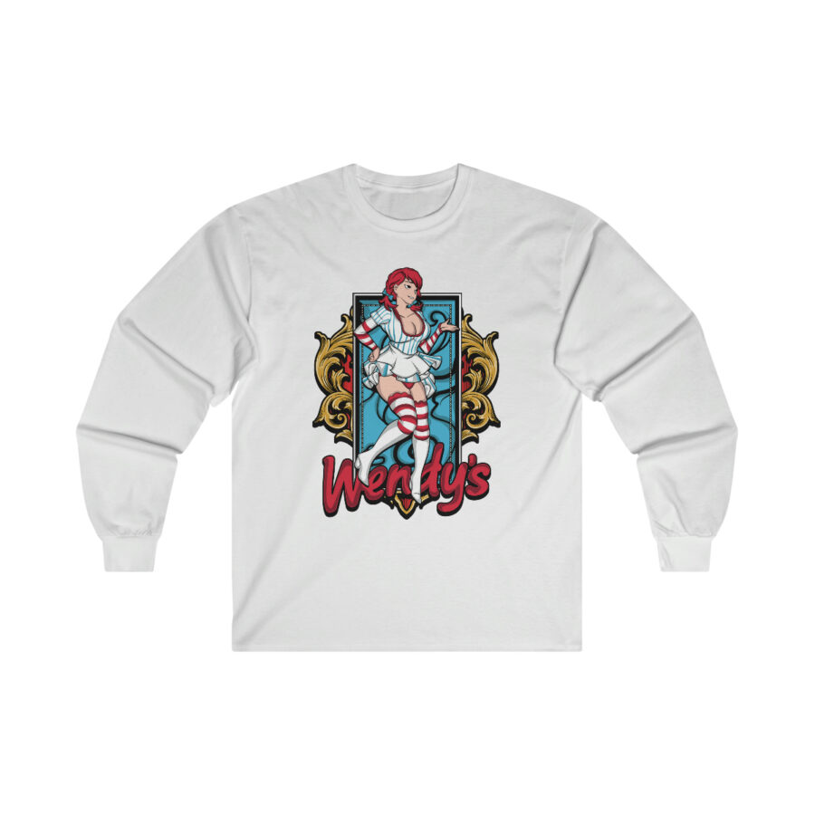 Wendys Ultra Cotton Long Sleeve Tee - Image 2