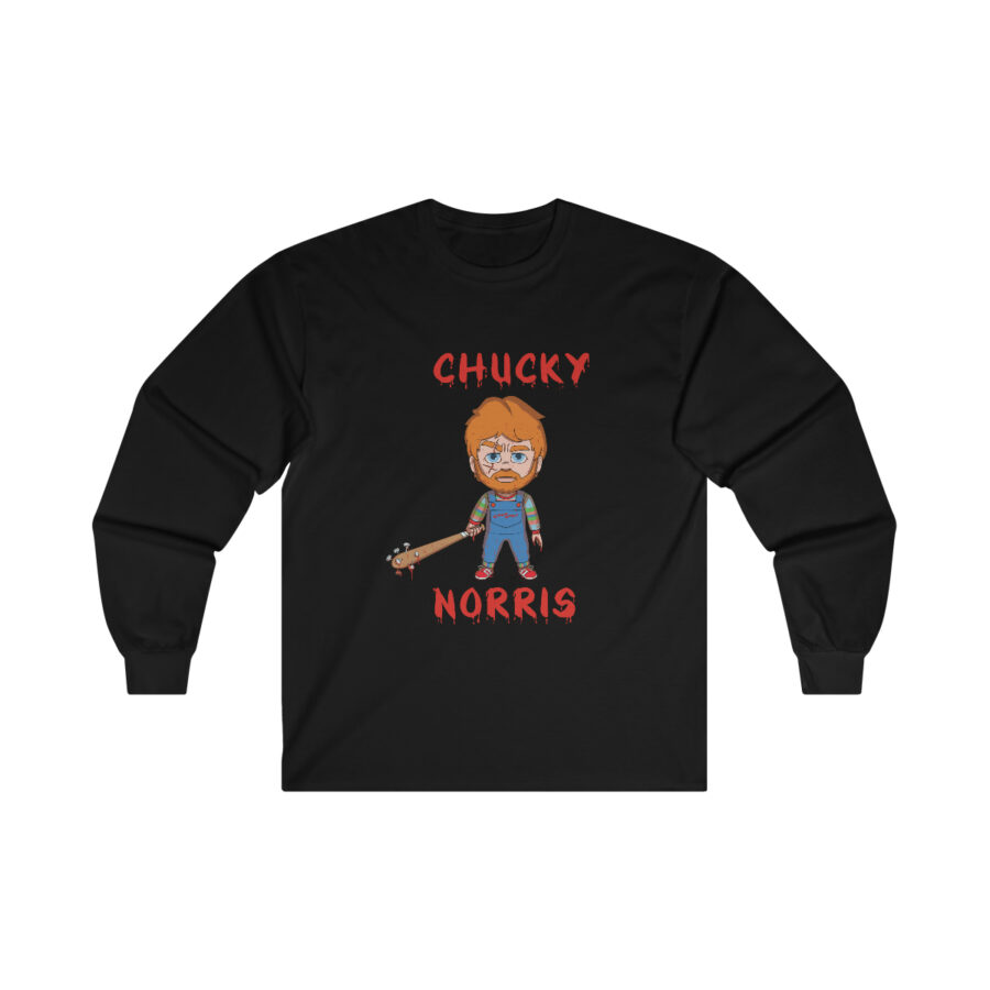 Chucky Norris-Inspired Ultra Cotton Long Sleeve Tee - Image 3