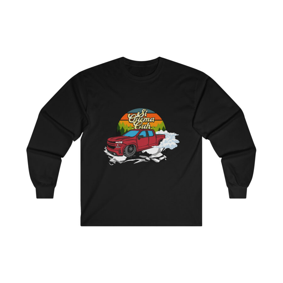 Si Quema Cuh Truck Ultra Cotton Long Sleeve Tee - Image 4