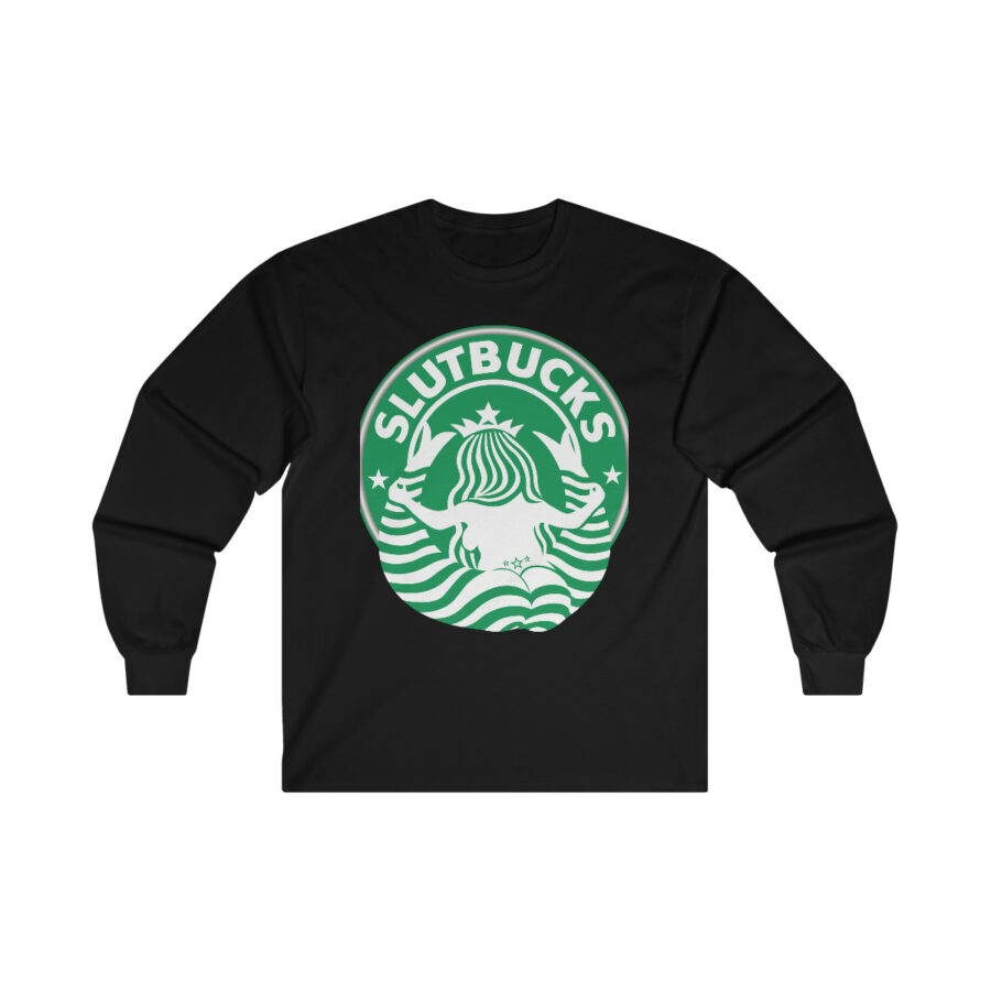 Starbucks Inspired Ultra Cotton Long Sleeve Tee - Image 4