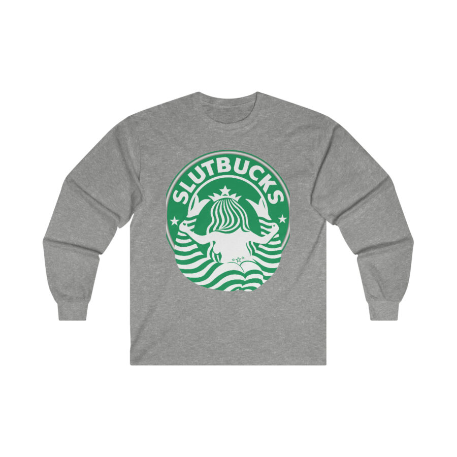 Starbucks Inspired Ultra Cotton Long Sleeve Tee - Image 5