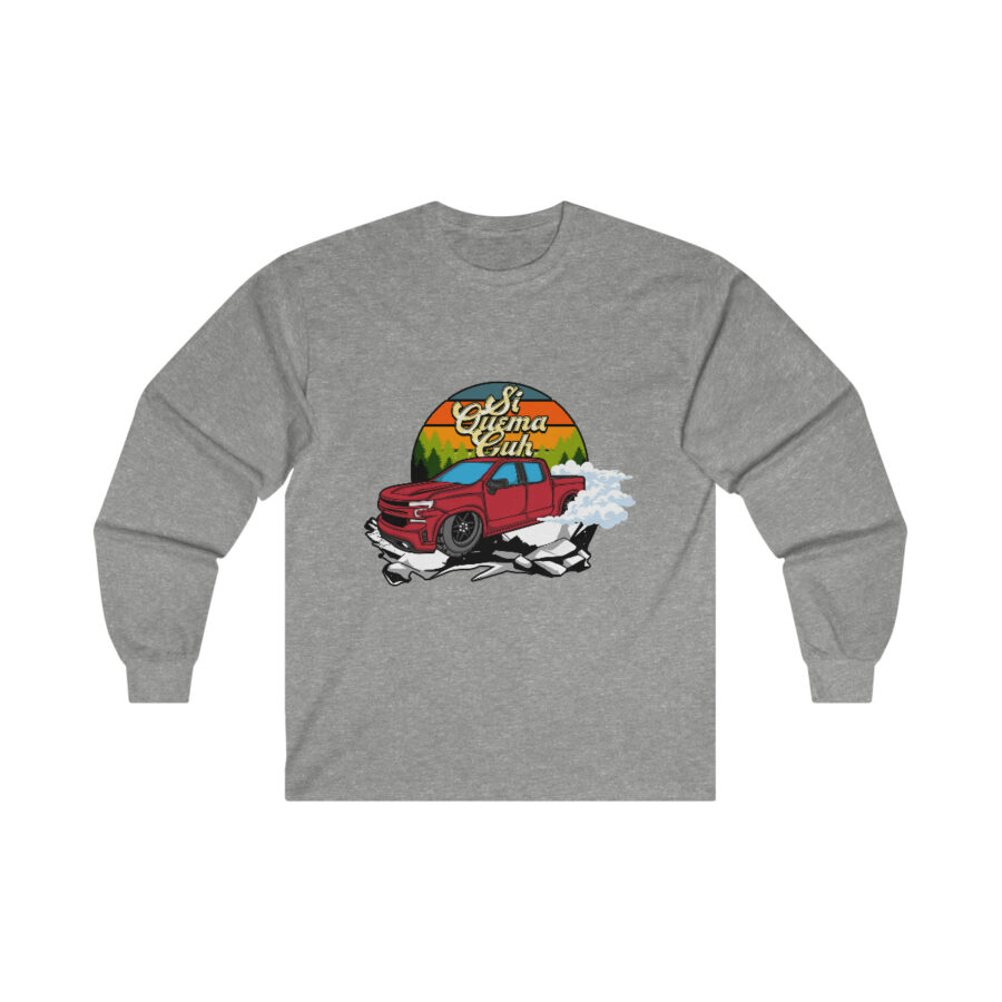 Si Quema Cuh Truck Ultra Cotton Long Sleeve Tee - Image 5