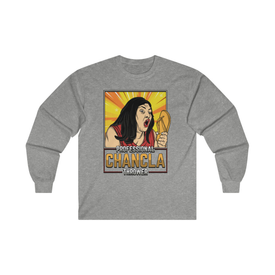 Professional Chancla Thrower Ultra Cotton Long Sleeve Tee - Image 4