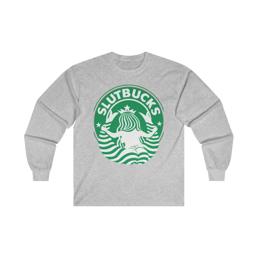 Starbucks Inspired Ultra Cotton Long Sleeve Tee - Image 3