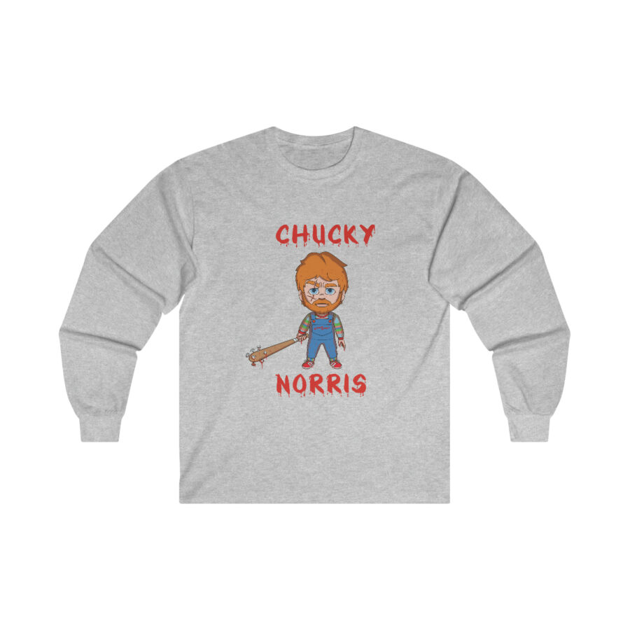 Chucky Norris-Inspired Ultra Cotton Long Sleeve Tee - Image 2
