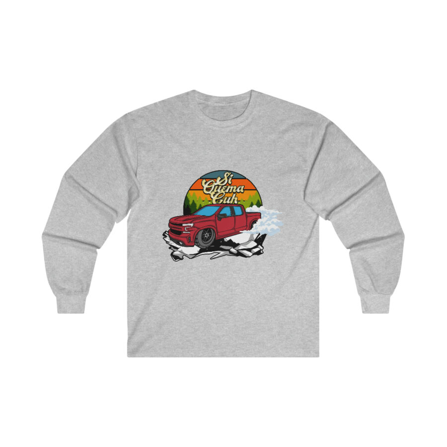 Si Quema Cuh Truck Ultra Cotton Long Sleeve Tee - Image 3