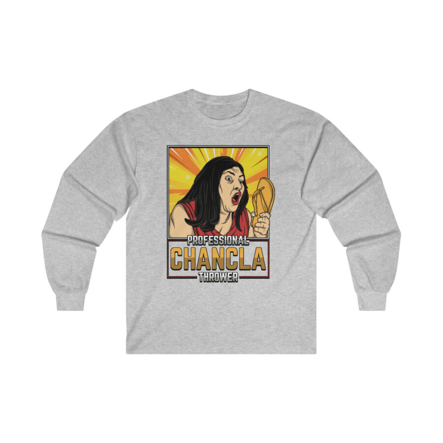 Professional Chancla Thrower Ultra Cotton Long Sleeve Tee - Image 3
