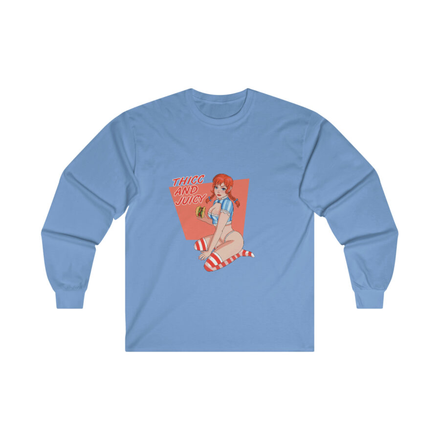 Long Sleeve : Thicc and Juicy Ultra Cotton Tee - Image 10