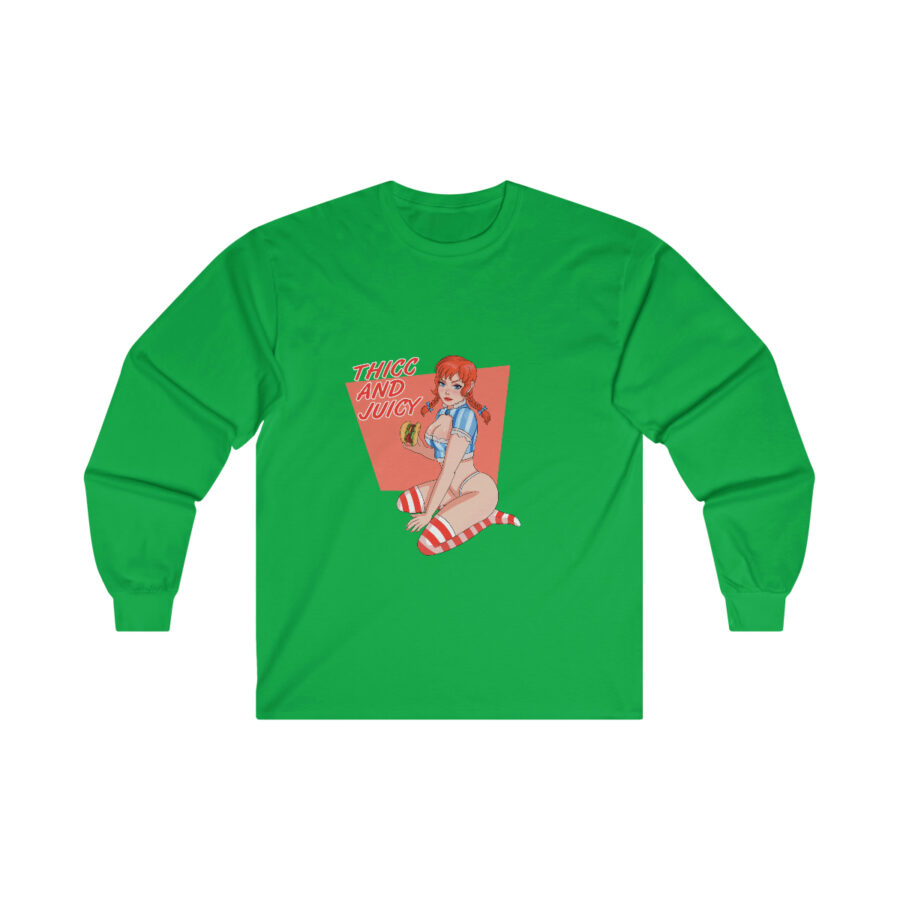 Long Sleeve : Thicc and Juicy Ultra Cotton Tee - Image 8