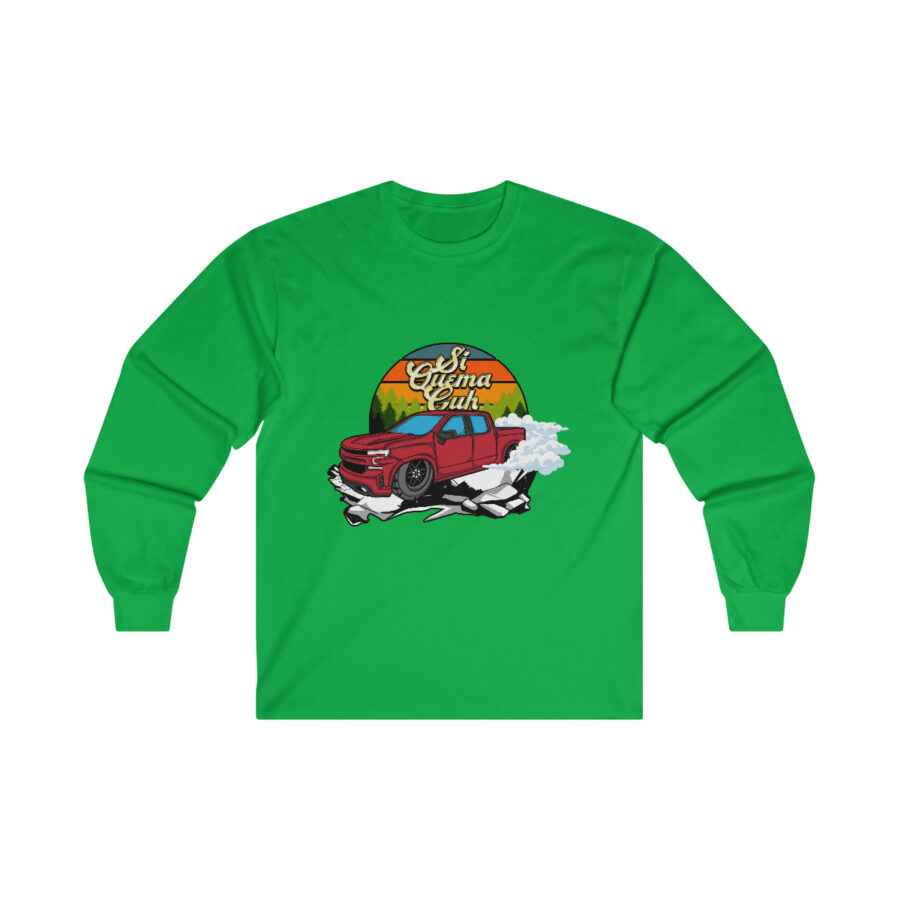Si Quema Cuh Truck Ultra Cotton Long Sleeve Tee - Image 10