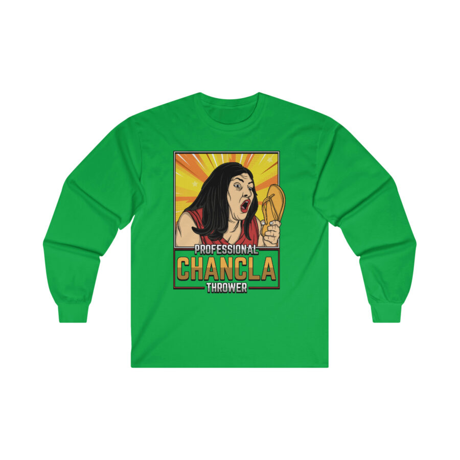 Professional Chancla Thrower Ultra Cotton Long Sleeve Tee - Image 9