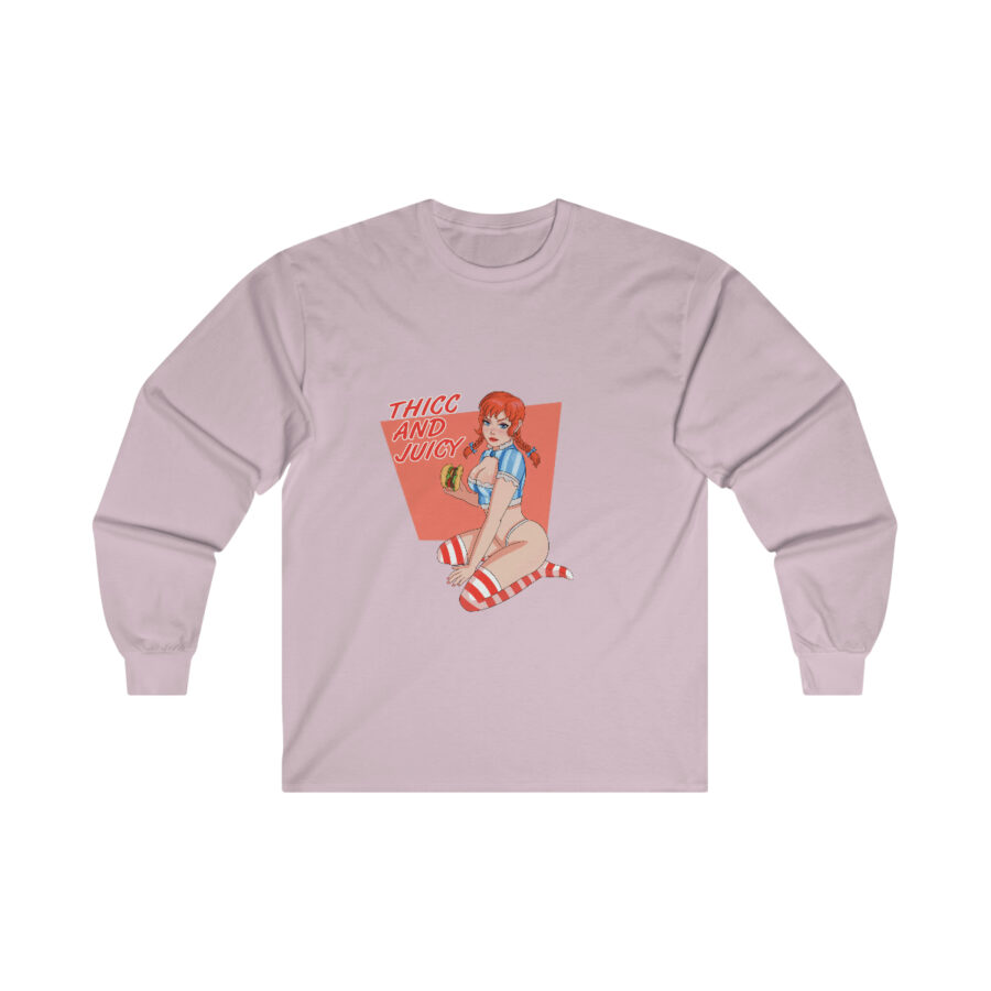 Long Sleeve : Thicc and Juicy Ultra Cotton Tee - Image 14