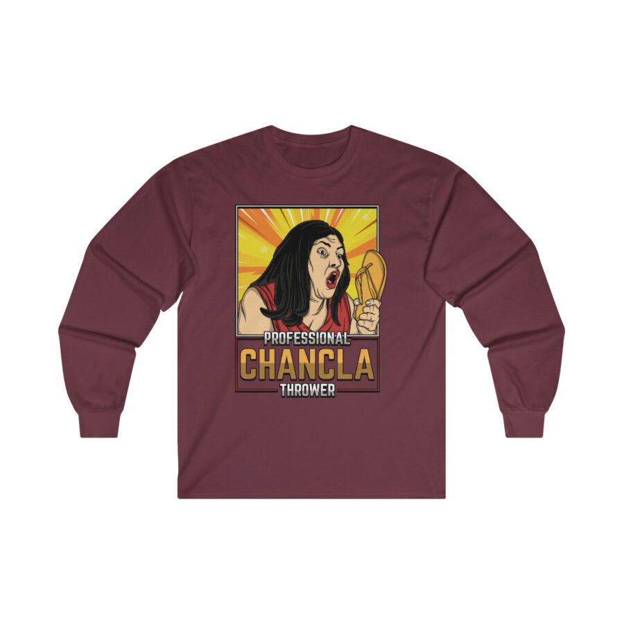 Professional Chancla Thrower Ultra Cotton Long Sleeve Tee - Image 6