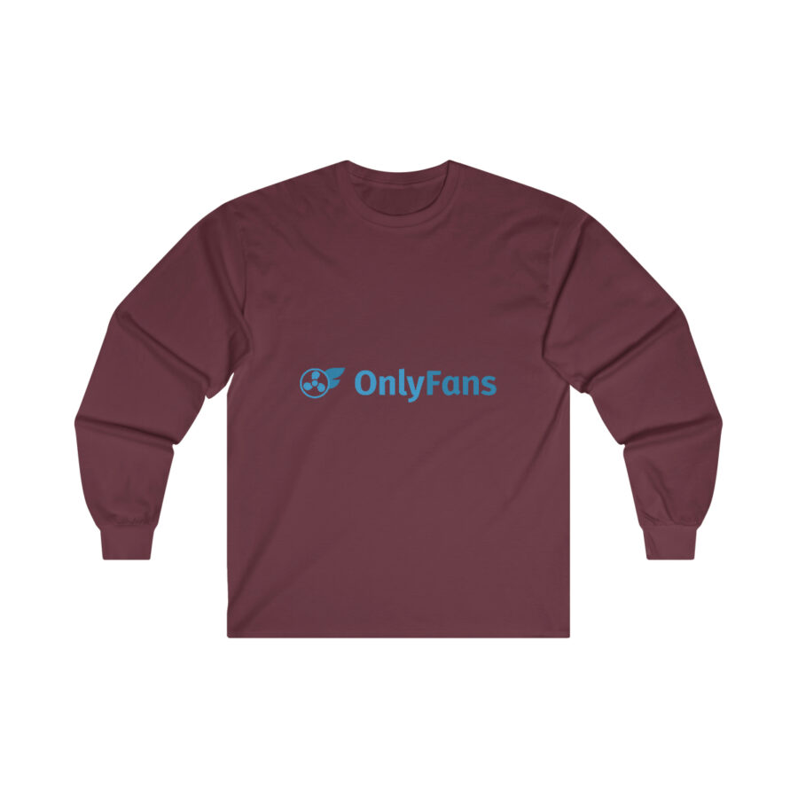 Ultra Cotton Long Sleeve: Only Fans Logo - Image 6