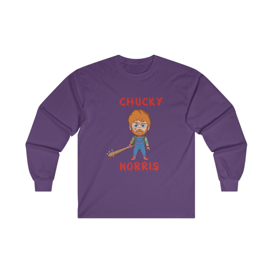 Chucky Norris-Inspired Ultra Cotton Long Sleeve Tee - Image 14