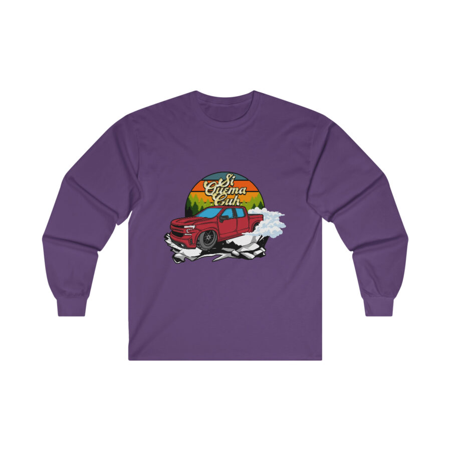 Si Quema Cuh Truck Ultra Cotton Long Sleeve Tee - Image 15