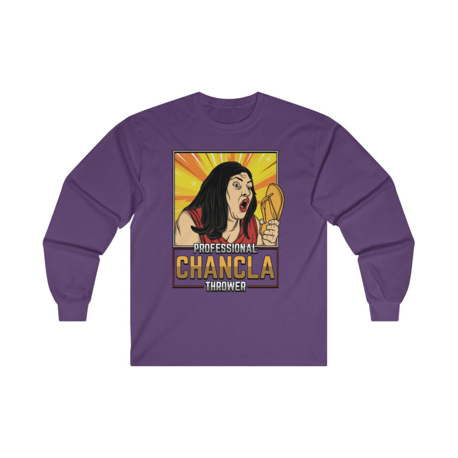 Professional Chancla Thrower Ultra Cotton Long Sleeve Tee - Image 14