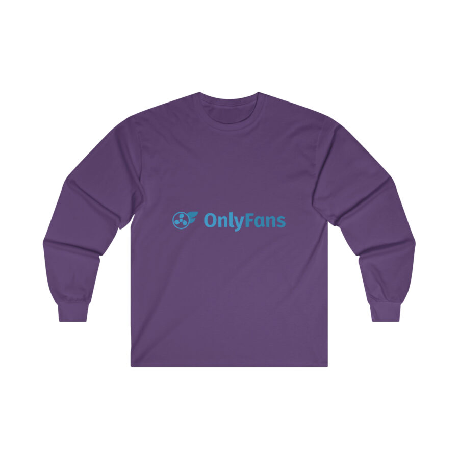 Ultra Cotton Long Sleeve: Only Fans Logo - Image 14