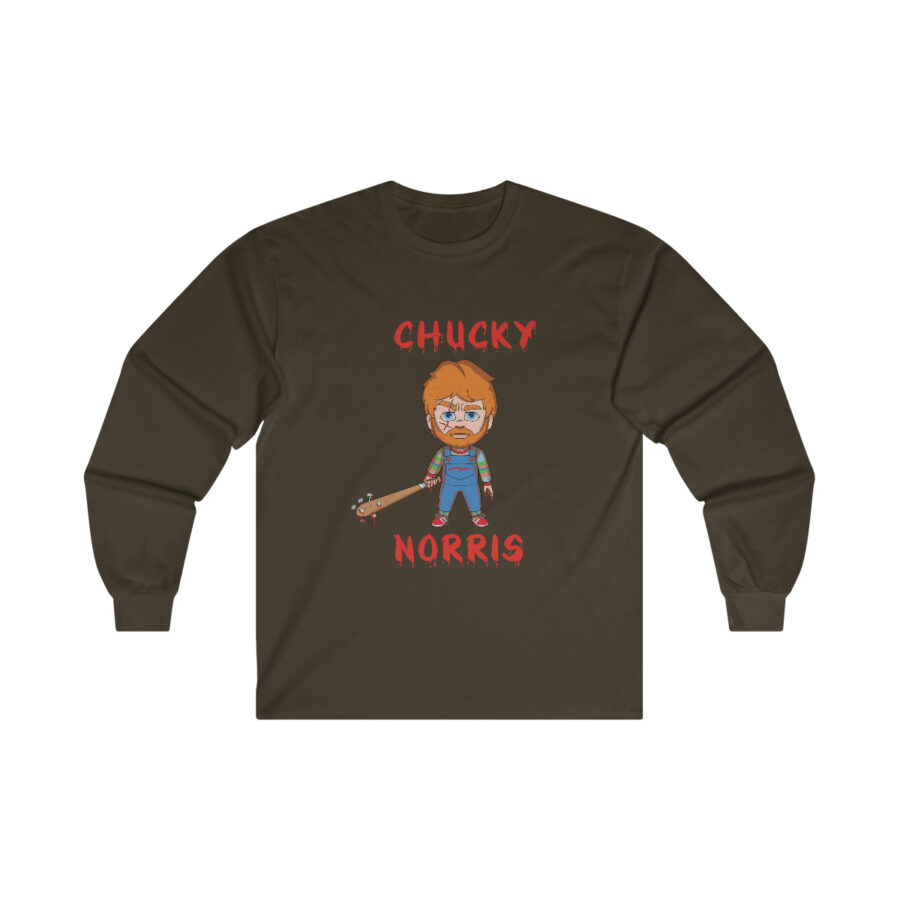 Chucky Norris-Inspired Ultra Cotton Long Sleeve Tee - Image 7