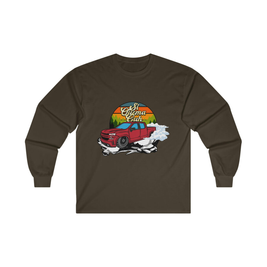 Si Quema Cuh Truck Ultra Cotton Long Sleeve Tee - Image 8