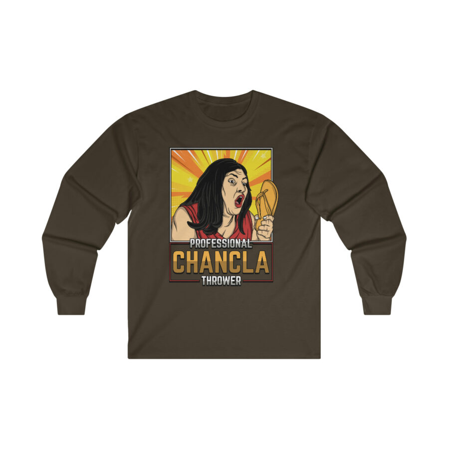 Professional Chancla Thrower Ultra Cotton Long Sleeve Tee - Image 7