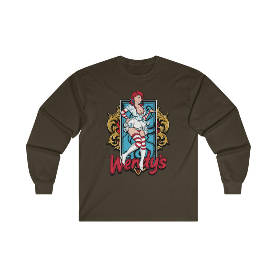 Wendys Ultra Cotton Long Sleeve Tee - Image 8