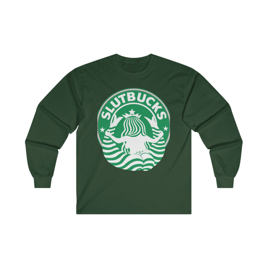 Starbucks Inspired Ultra Cotton Long Sleeve Tee - Image 9