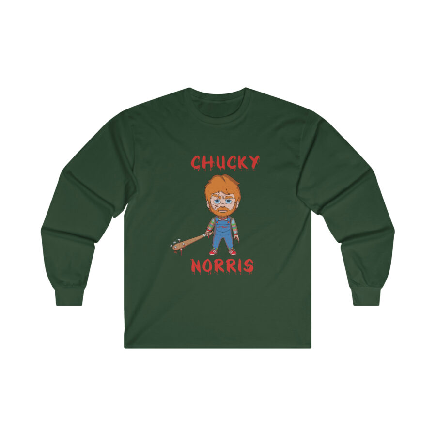 Chucky Norris-Inspired Ultra Cotton Long Sleeve Tee - Image 8