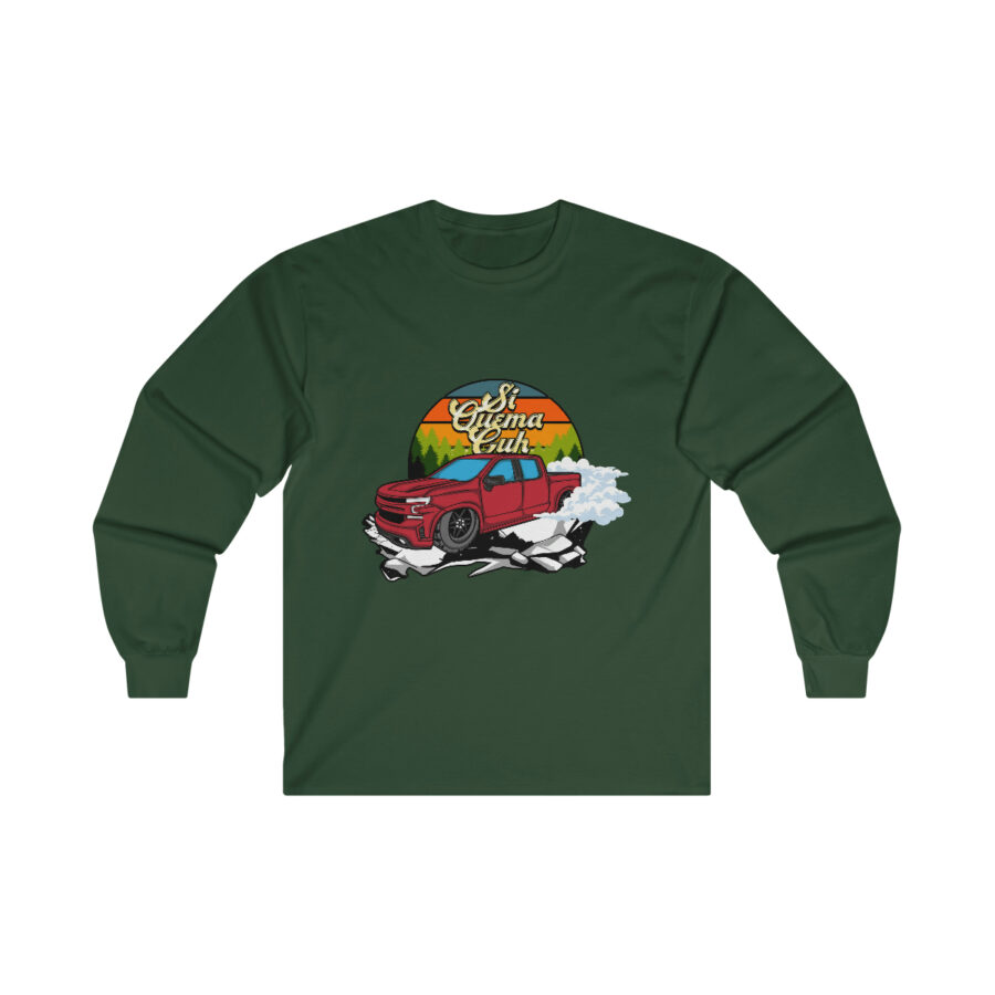 Si Quema Cuh Truck Ultra Cotton Long Sleeve Tee - Image 9