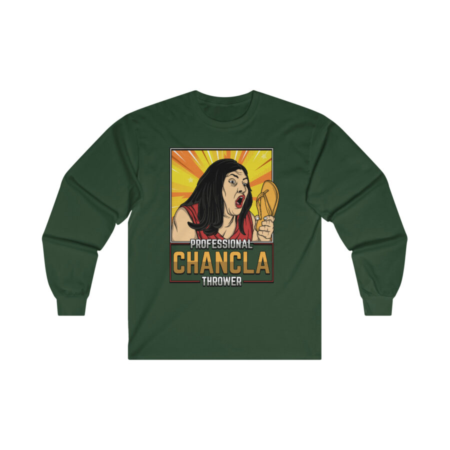 Professional Chancla Thrower Ultra Cotton Long Sleeve Tee - Image 8