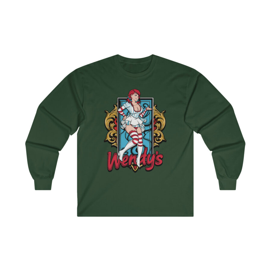 Wendys Ultra Cotton Long Sleeve Tee - Image 9