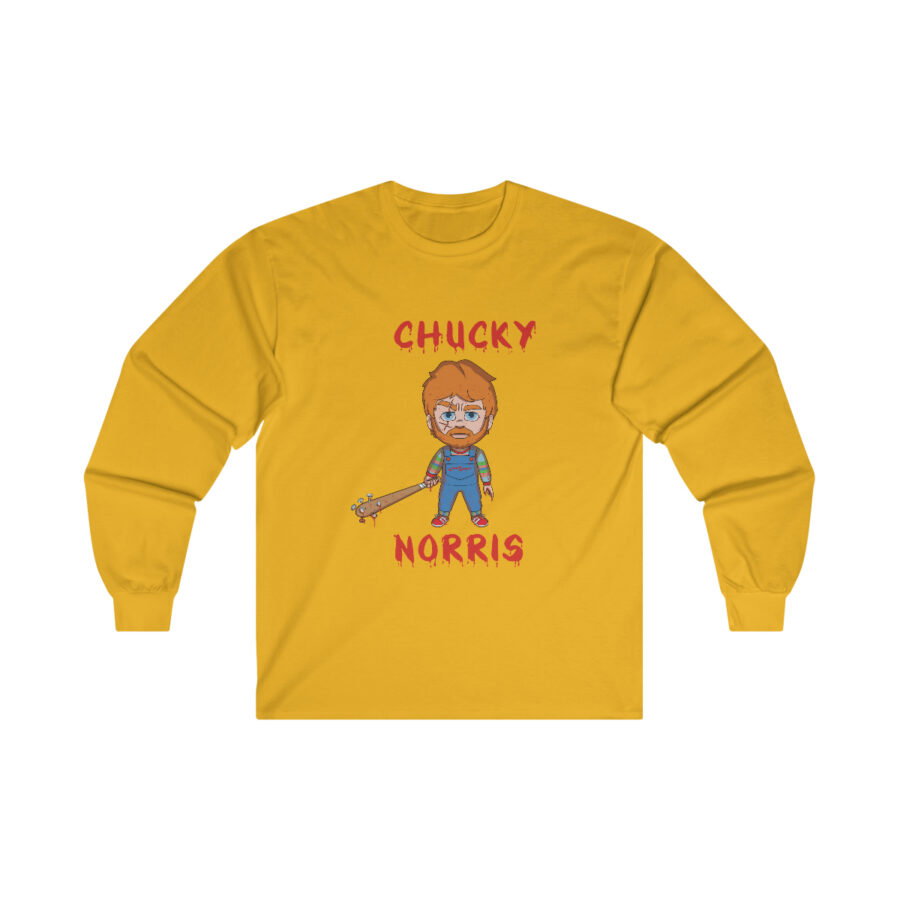 Chucky Norris-Inspired Ultra Cotton Long Sleeve Tee - Image 5
