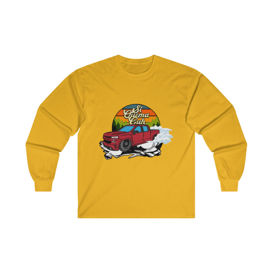 Si Quema Cuh Truck Ultra Cotton Long Sleeve Tee - Image 6