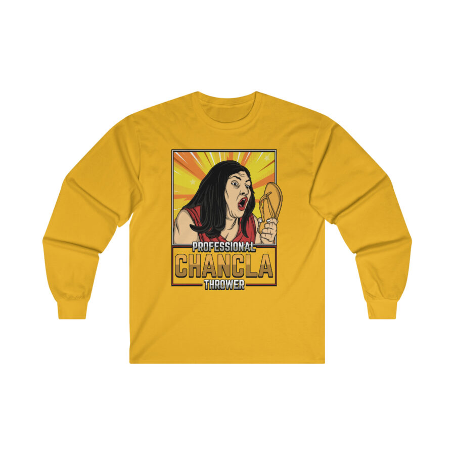 Professional Chancla Thrower Ultra Cotton Long Sleeve Tee - Image 5