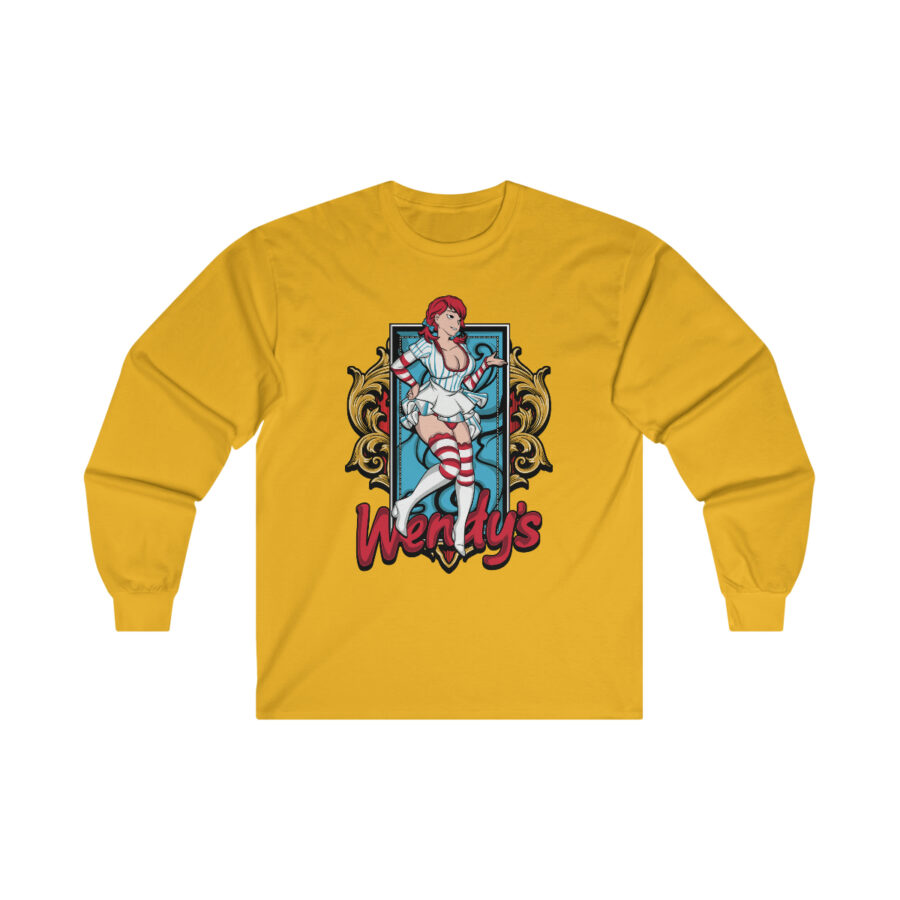 Wendys Ultra Cotton Long Sleeve Tee - Image 6