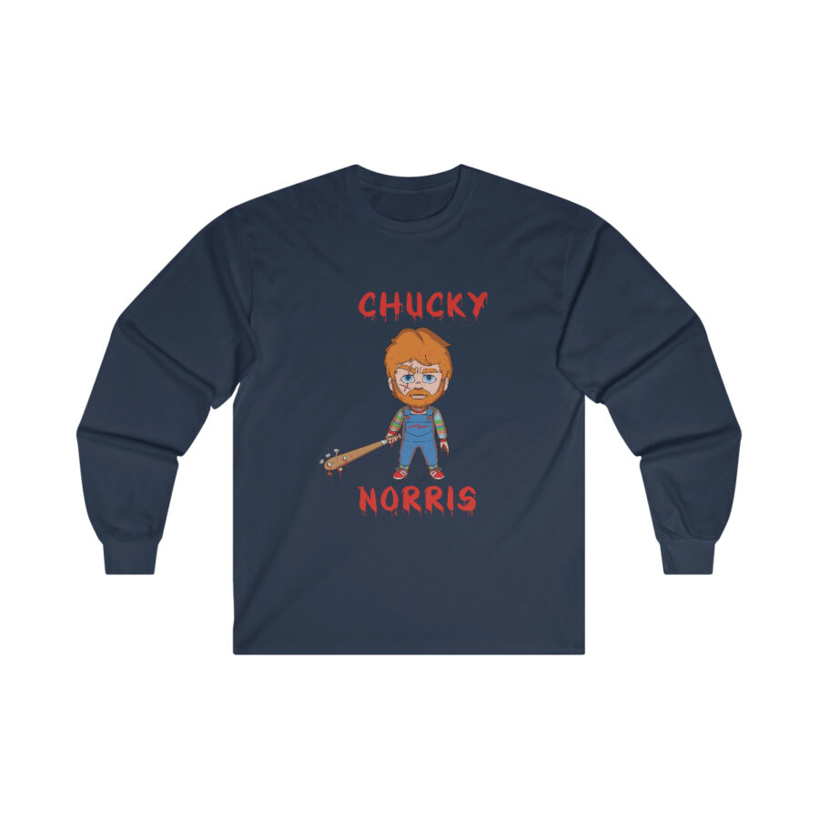 Chucky Norris-Inspired Ultra Cotton Long Sleeve Tee - Image 13