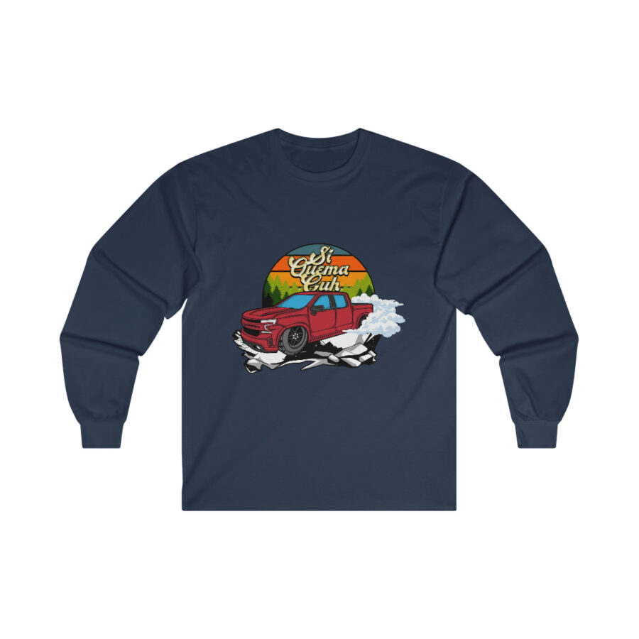Si Quema Cuh Truck Ultra Cotton Long Sleeve Tee - Image 14