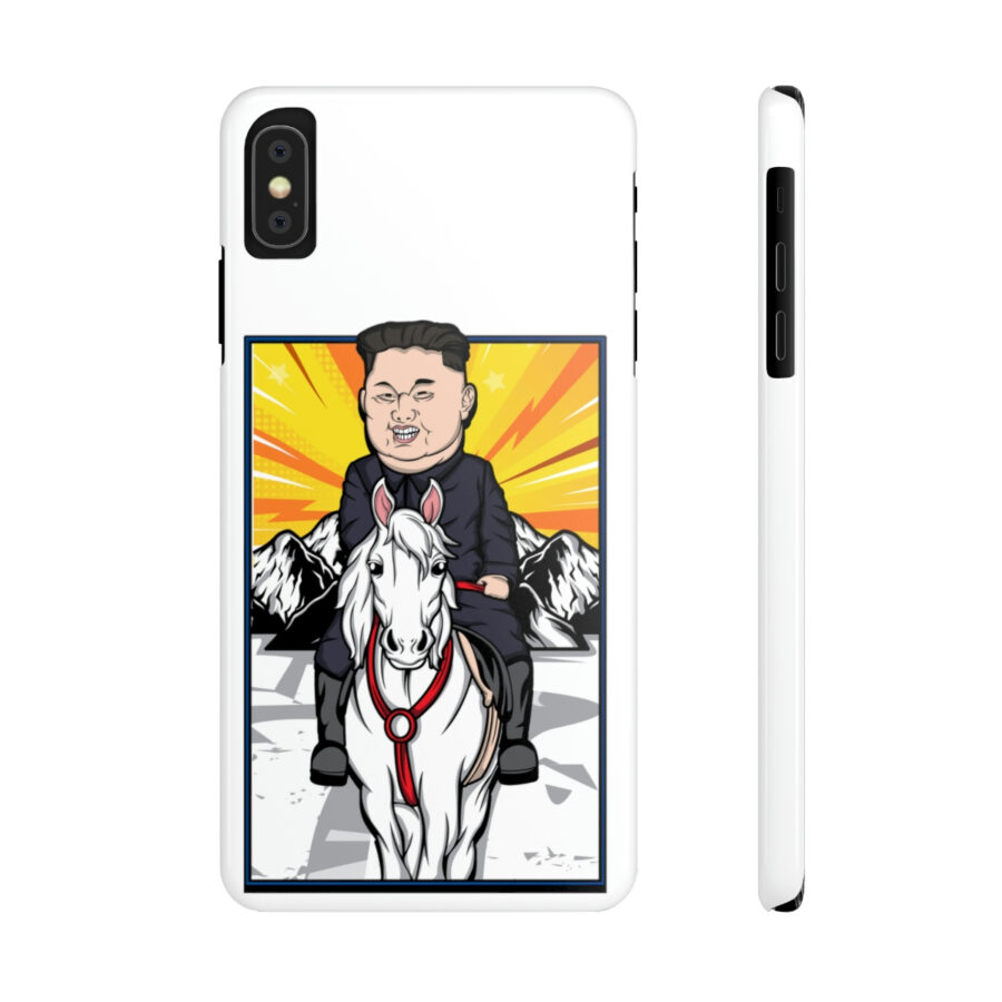 Kim Jung Un Riding White Horse Slim Phone Case (Case-Mate) - Image 35