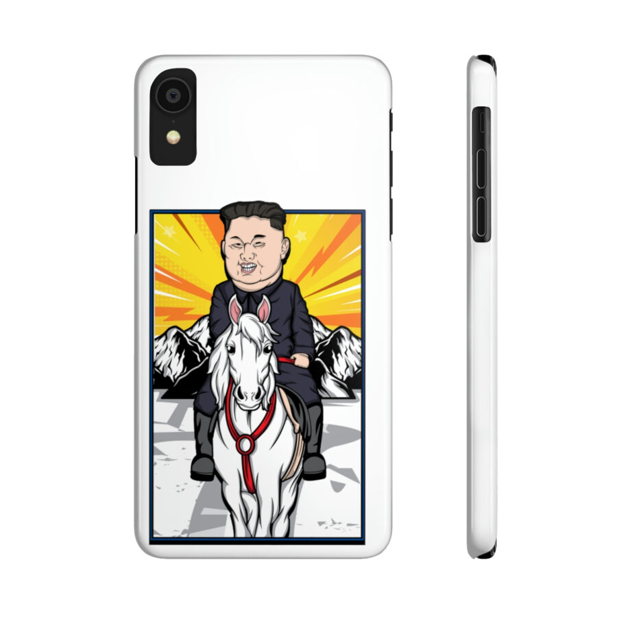 Kim Jung Un Riding White Horse Slim Phone Case (Case-Mate) - Image 34