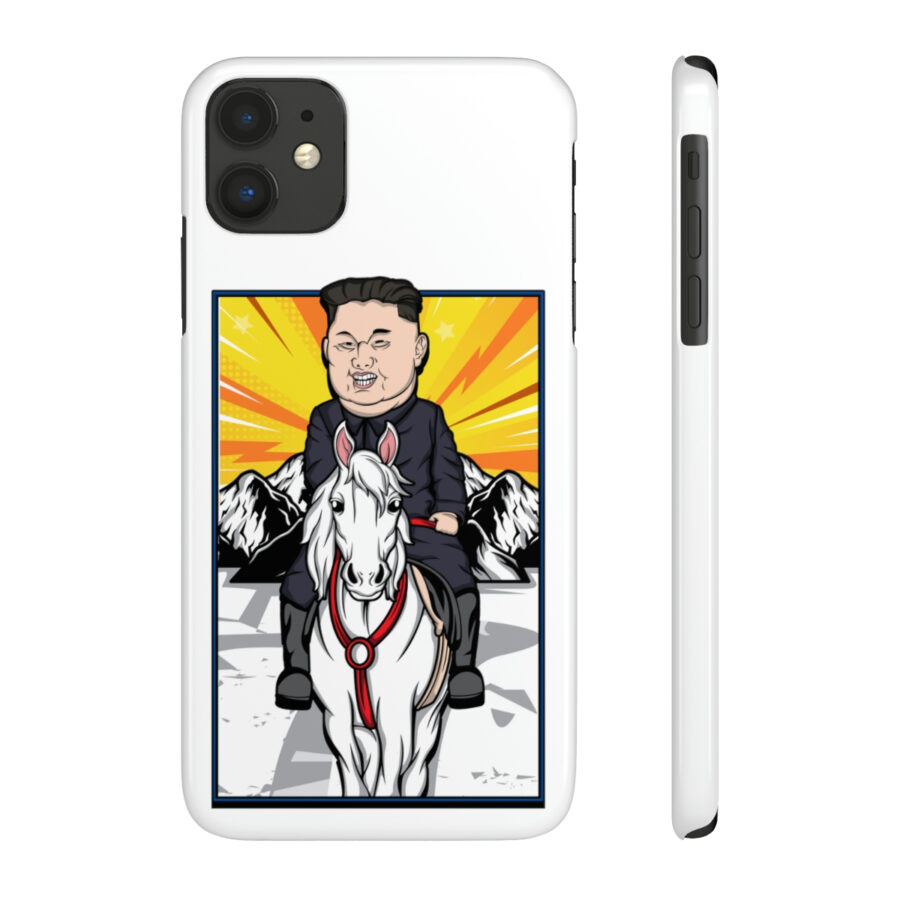 Kim Jung Un Riding White Horse Slim Phone Case (Case-Mate) - Image 24