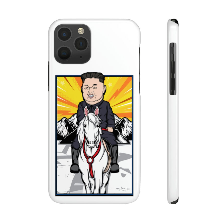 Kim Jung Un Riding White Horse Slim Phone Case (Case-Mate) - Image 25